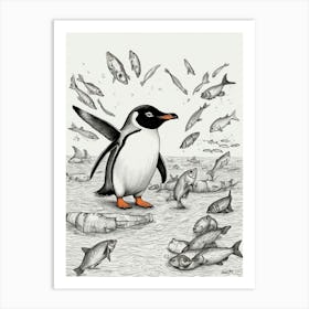 Penguins 12 Art Print