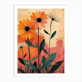 Namaqualand Daisy Groovy 25 Art Print