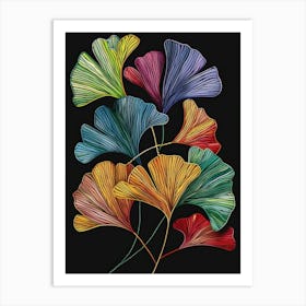 Ginkgo Leaves 40 Art Print