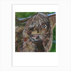 Highland Cow Art Print