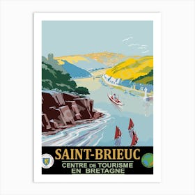 Saint Brieuc, Brittany, France Art Print