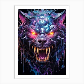 Wolf Head Art Print