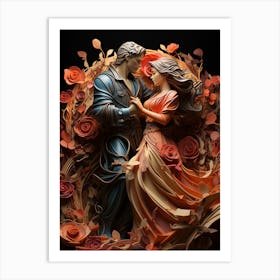 Lovers Art Print