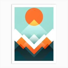 Mountain Landscape 10 Art Print