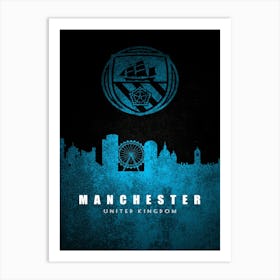 Manchester City 3 Art Print