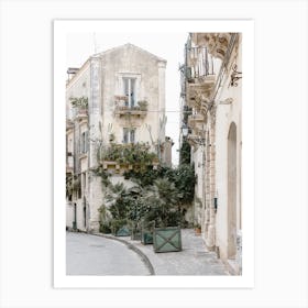 Street In Sicily Art Print