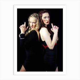 Two Women Posing 2 Art Print