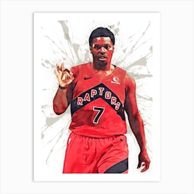 Kyle Lowry Toronto Raptors Art Print