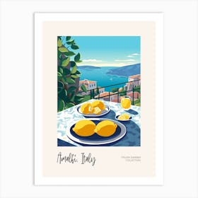 Amalfi, Italy Lemons 6 Italian Summer Collection Art Print