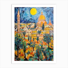 Siena Italy 2 Fauvist Painting Art Print