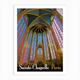 Sainte Chapelle Paris Art Print