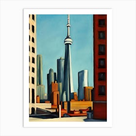 Toronto Skyline Art Print