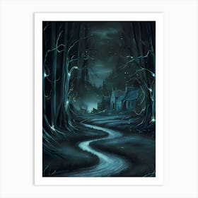 Dark Forest Art Print