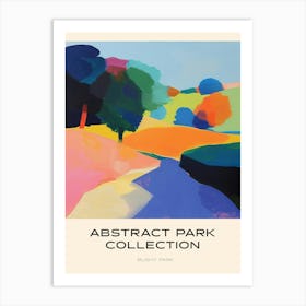 Abstract Park Collection Poster Bushy Park London 3 Art Print