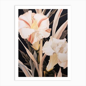 Flower Illustration Gladiolus 1 Art Print