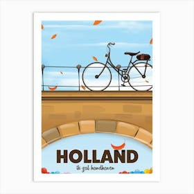 Holland Travel poster Art Print