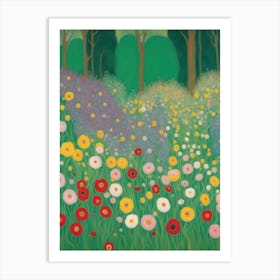 Flowering Meadow Art Print