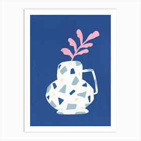 Vase With A Plant Art Print