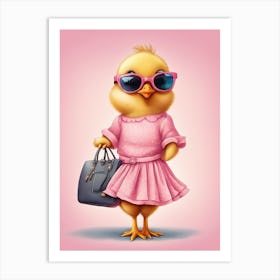 Be Chic Chick Art Print