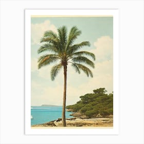 Cala Salada Ibiza Spain Vintage Art Print