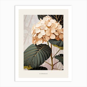 Flower Illustration Hydrangea 2 Poster Art Print