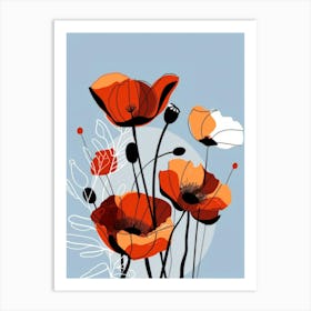 Poppies 81 Art Print