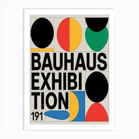 Bauhaus Exhibition poster 17 Affiche