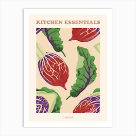 Abstract Cabbage Pattern 1 Poster 1 Art Print