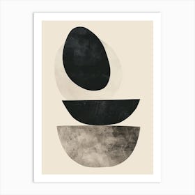 Niamey Stone Park Bauhaus Minimalist Art Print