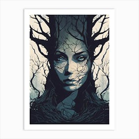 Tree Lady Art Print