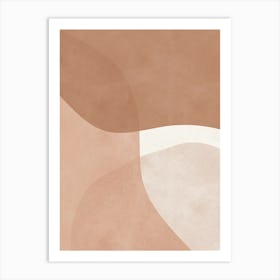 Boho abstract shapes 4 Art Print