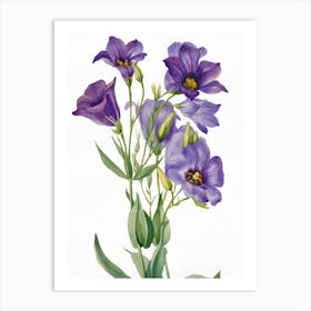 Purple Flowers 2 Art Print