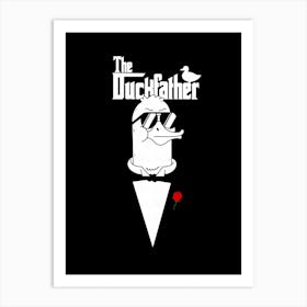 The Duckfather Art Print