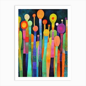 Colorful Circles Art Print