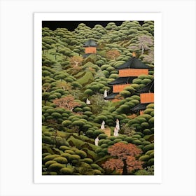 Traditional Japanese Tea Garden 8 Art Print
