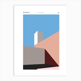 Casa Luis Brarragan - Minimalist Art Print