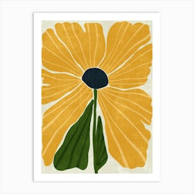 Yellow Daisy Art Print