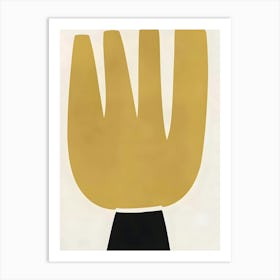 Gold Hand Art Print