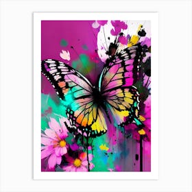 Butterfly Painting 173 Art Print