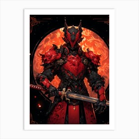 Red Devil Art Print