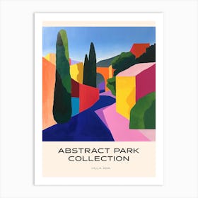 Abstract Park Collection Poster Villa Ada Rome 2 Art Print