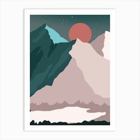 Mountain Landscape 6 Art Print