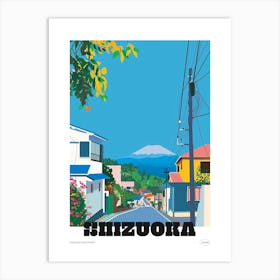 Shizuoka Japan 1 Colourful Travel Poster Art Print