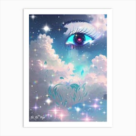 Eye In The Sky 4 Art Print