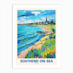 Southend On Sea England Uk Travel Poster Art Print