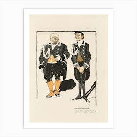 Two Men In Suits Art Print