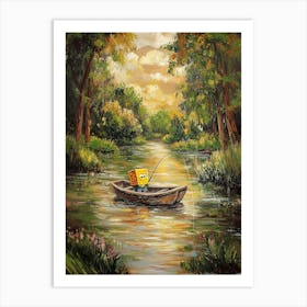 Bob by the river Art Print