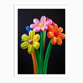 Bright Inflatable Flowers Everlasting Flower 2 Art Print