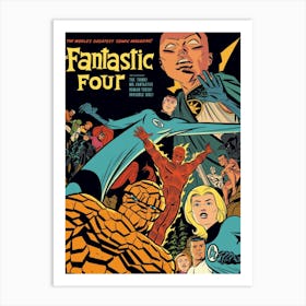 Fantastic Four Film & Movie Art Print