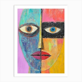 Face Acrylic On Canvas Art Print